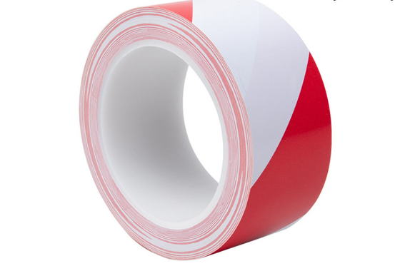 Waterproof Sealing PVC Adhesive Tape Jumbo Roll Red White Non Adhesive